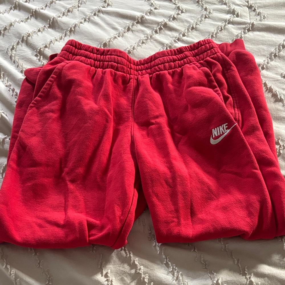 Nike Kids Bright Red Joggers